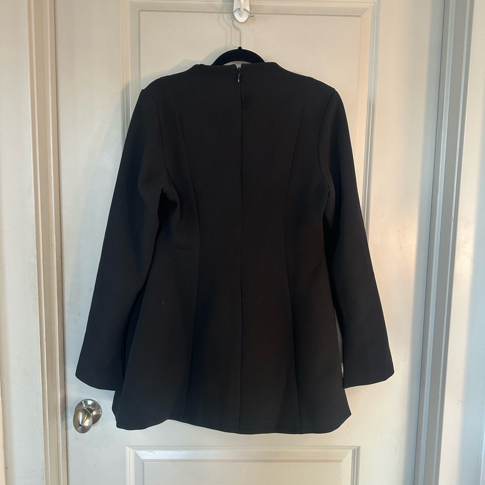 Baby Boo Blazer Style Deep V Fit & Flare Mini Cocktail Dress, Size XXL - Picture 9 of 10